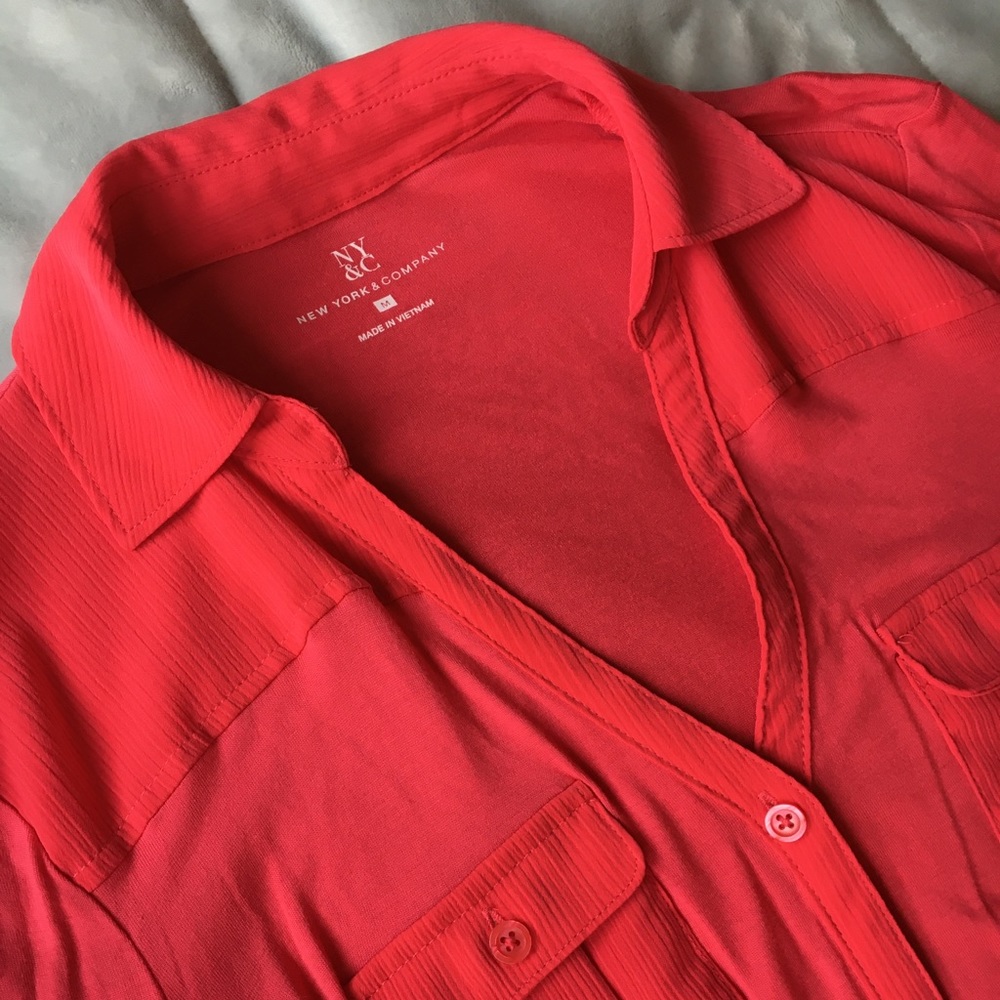 New York & Company Collared Blouse